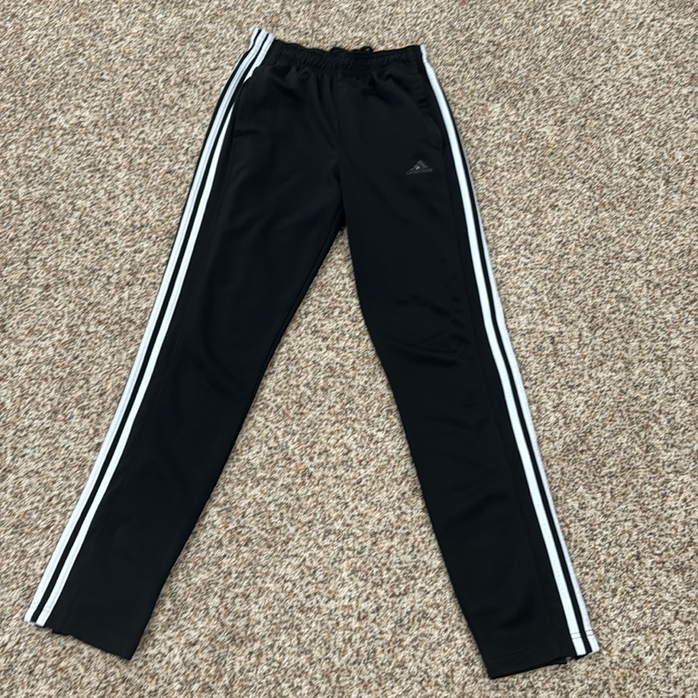 Adidas primegreen track pant with zippered leg opening